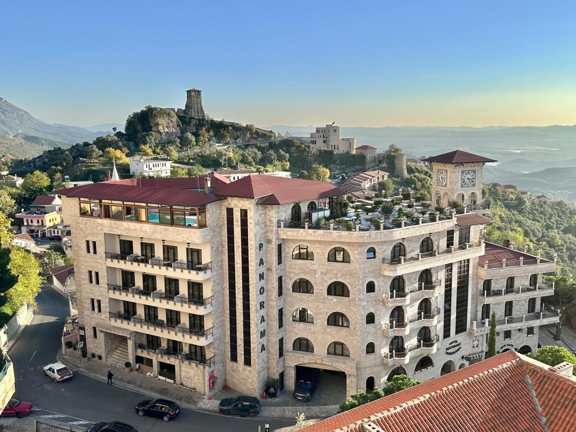 Hotel Panorama Kruje View On The Castle And The Old Town Exteriör bild